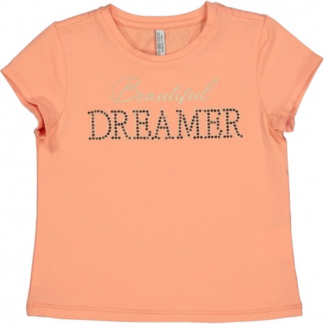 Camiseta dreamer mandarina