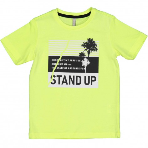Camiseta Stand up amarilla