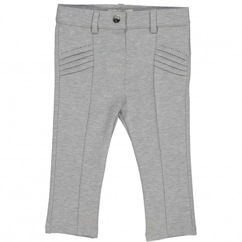 Pantalón leggins gris strass