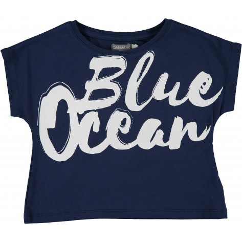 Camiseta blue oversize