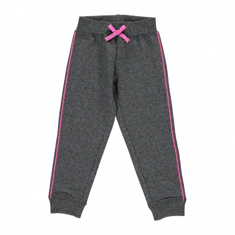 Pantalón chándal gris rosa fluor