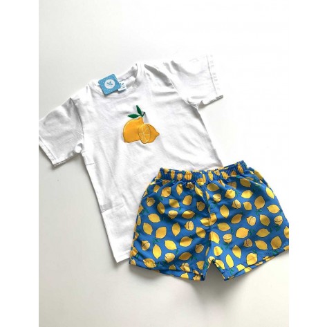 Boxer tela limones + camiseta