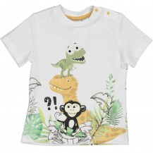Camiseta dinosaurio mono