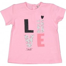 Camiseta love rosa