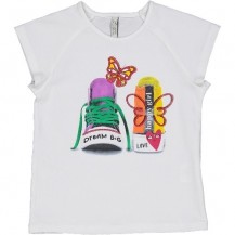 Camiseta zapatillas mariposa