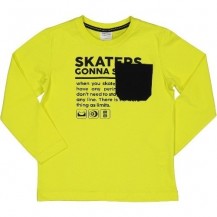 Camiseta skaters amarilla