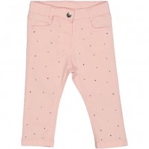 Pantalón rosa strass