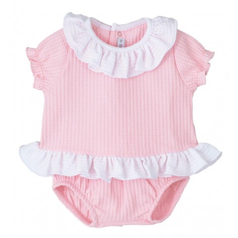 Conjunto braguita aral rosa