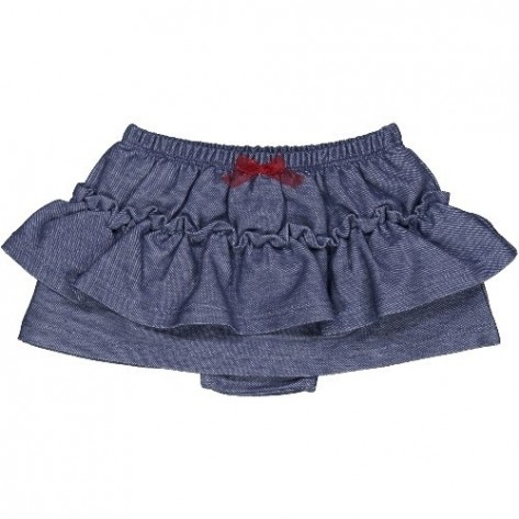 Braga falda denim algodón