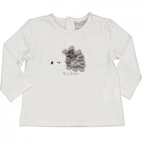 Camiseta erizo blanca