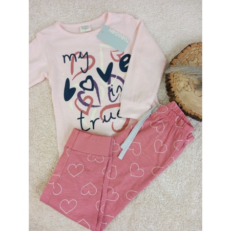 Pijama largo my love 