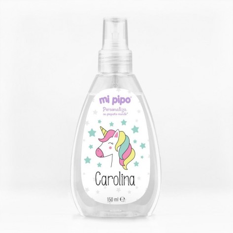 Agua colonia personalizada unicornio