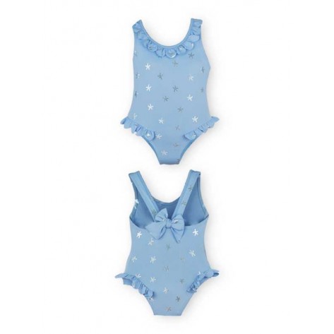 Bañador estrellas celeste