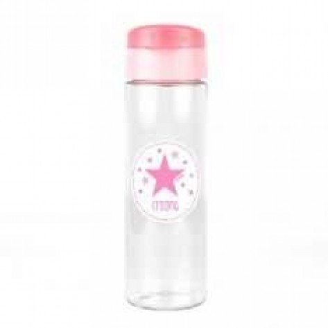 Botella Estrella Rosa 600ml personalizada