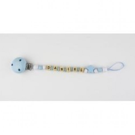 Celestial star personalized wooden chain