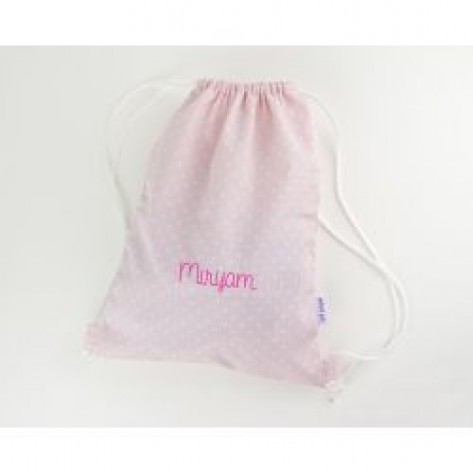 Personalized pink backpack