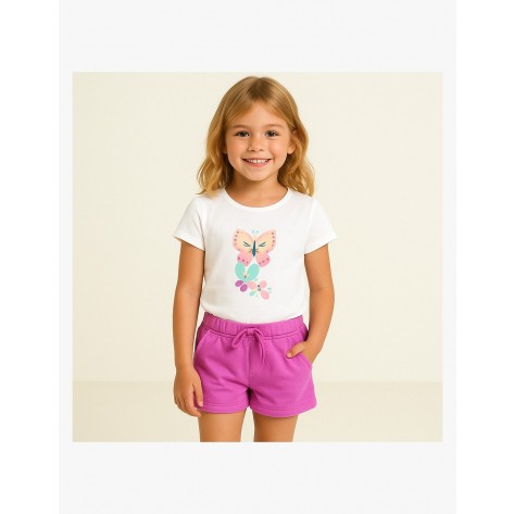 Conjunto mariposas morado 