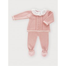 Conjunto dos piezas ochos rosado