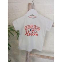 Camiseta manga corta Queen hearts