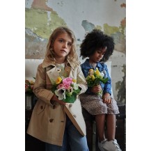 Trench infantil beige