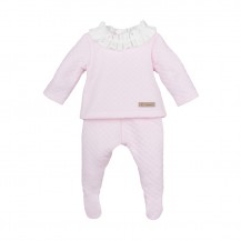 Conjunto polaina Sil rosa