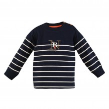 Sudadera bebé rayas marino calavera