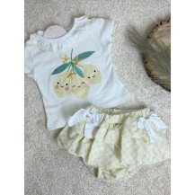 Conjunto braguita limones