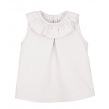 Camisa titan sin mangas blanca