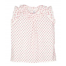 Camisa plumeti sin mangas rojo