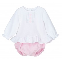 Conjunto pololo nix rosa