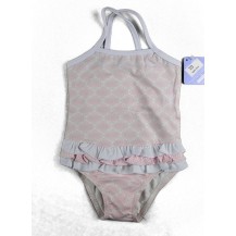 Swimsuit girl pink mosaic