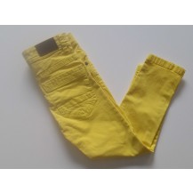Yellow twill long trousers