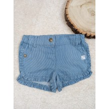 Pantalón corto vaquero niña corazones