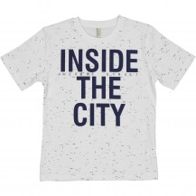Camiseta inside blanca y marino