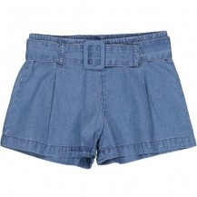 Short denim claro cinturón