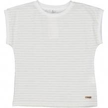 Camiseta rayas doradas
