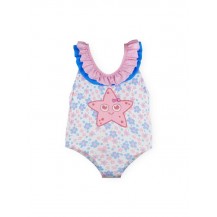 Bañador estrella rosa