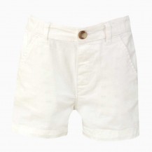 Pantalón corto bebe blanco