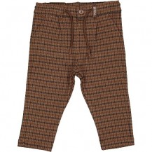 Pantalón pata de gallo camel