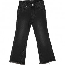 Denim negro desflecado