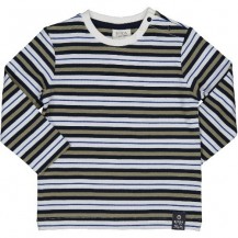 Camiseta rayas azul y verde