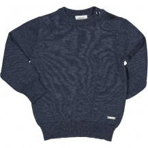 Jersey punto azul jeans