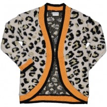 Chaqueta print naranja