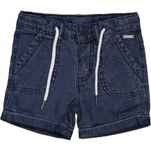 Bermuda denim bolsillos cuadrados