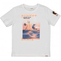 Camiseta sunset fluor