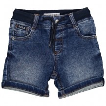 Bermuda denim goma marino