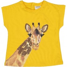 Camiseta jirafa amarilla