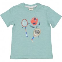 Camiseta raquetas verde