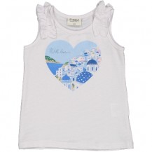 Camiseta with love azul