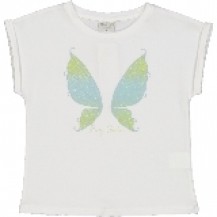 Camiseta mariposa verde